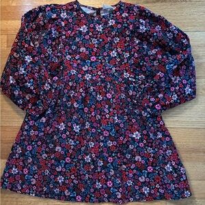 Crewcuts girls' floral corduroy dress